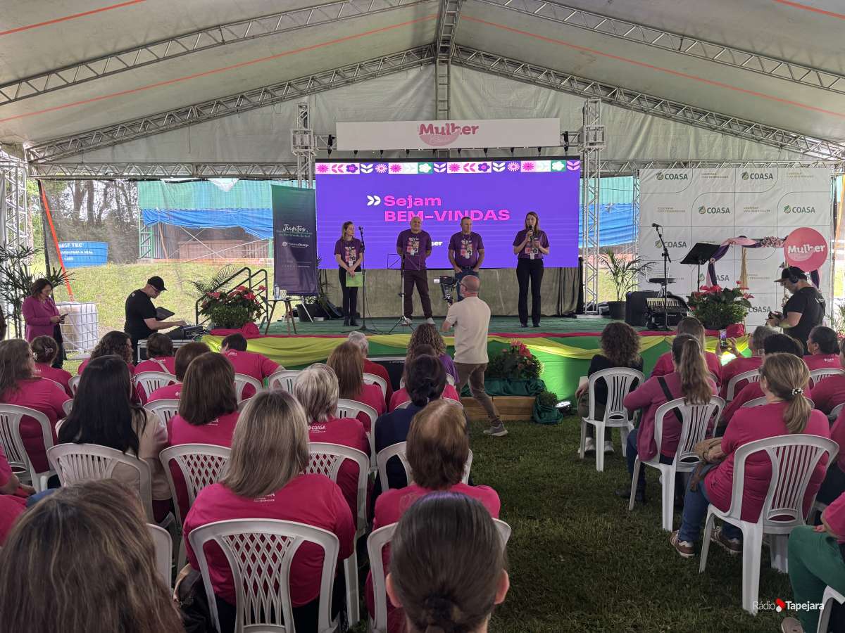 Encontro Mulher Coasa reúne aproximadamente 2 mil mulheres em Água Santa