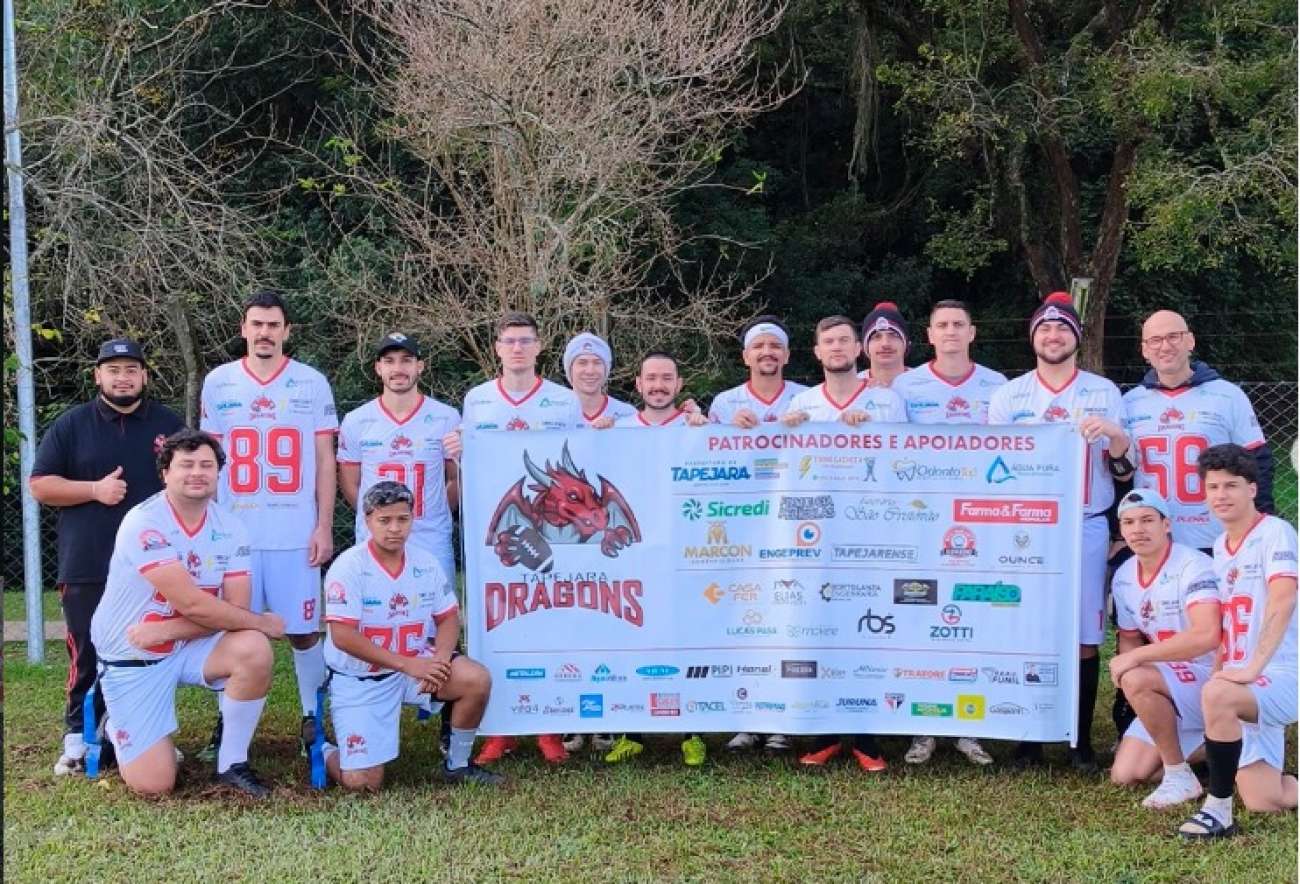 Tapejara Dragons disputa pela primeira vez a Copa Montenegro de Flag Football