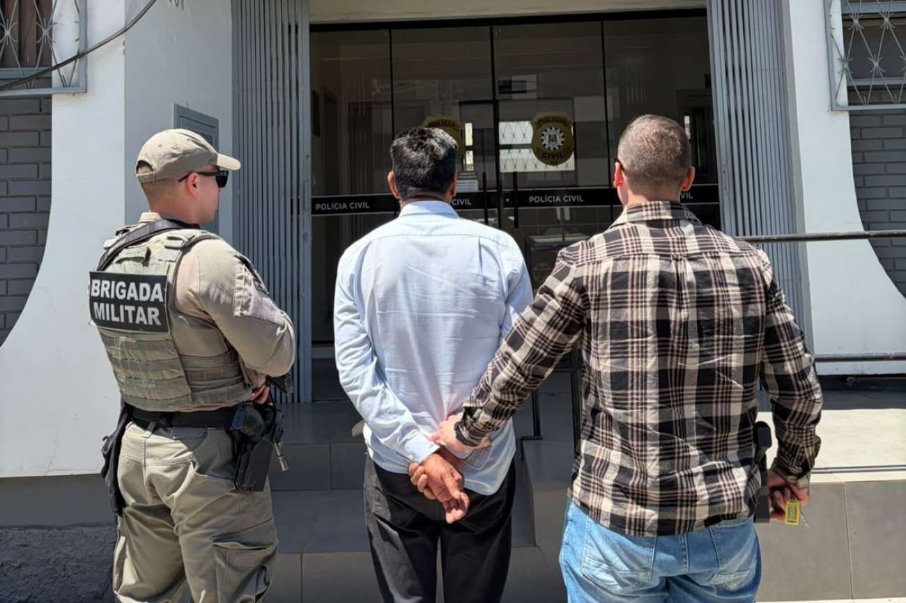 Condenado por homicídio é preso em ação conjunta entre Polícia Civil e Brigada Militar, em Charrua