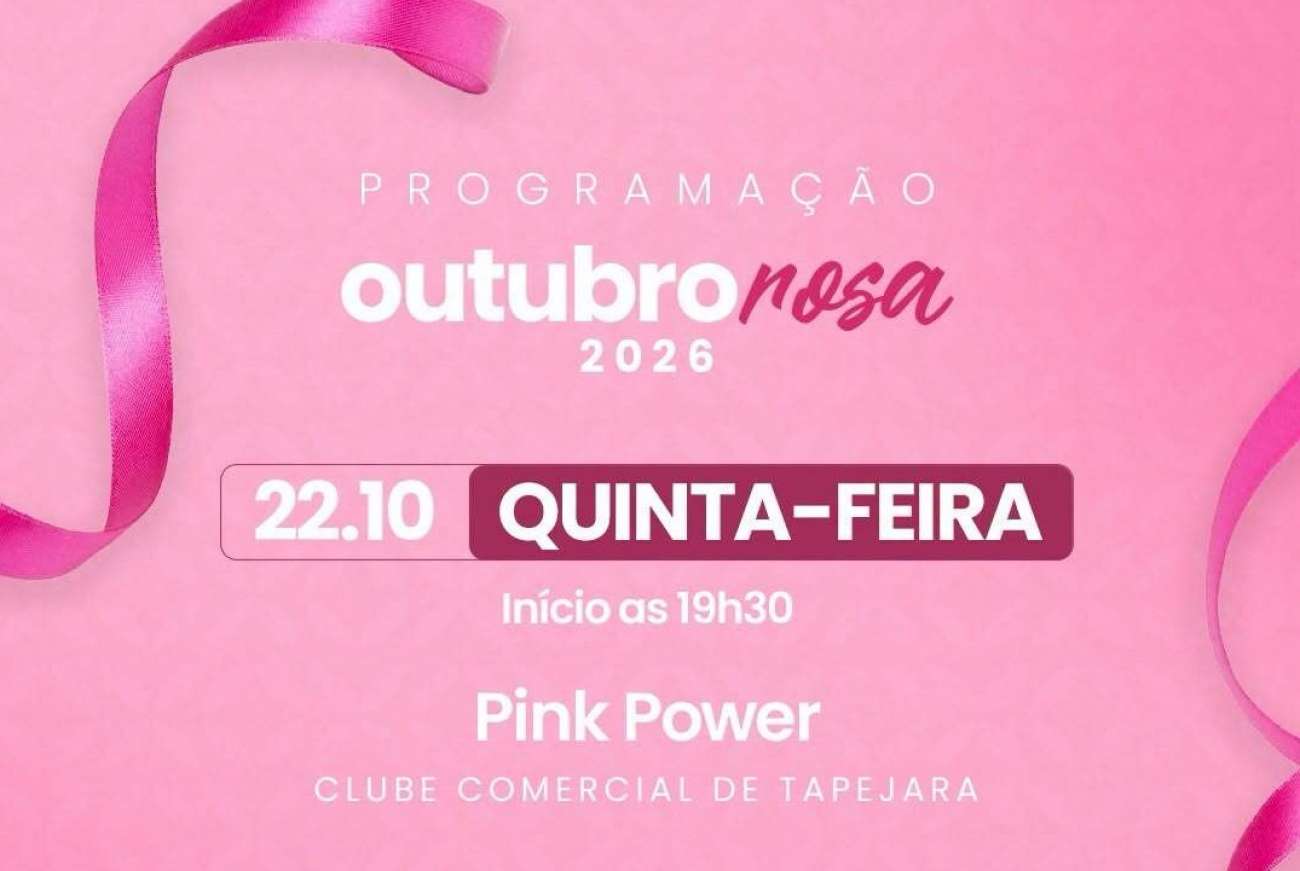 Pink Power 2026 acontece nesta quinta-feira em Tapejara