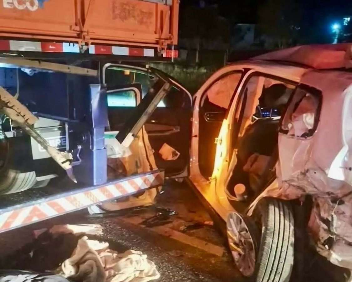 Acidente na BR-386 deixa sete pessoas feridas em Pouso Novo