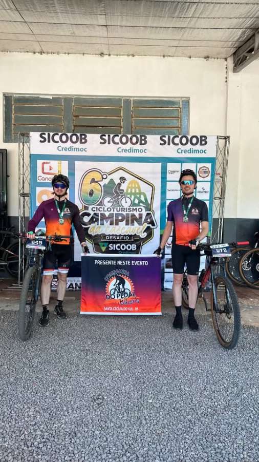 Companhia do Pedal Bikers representa Santa Cecília do Sul em evento de cicloturismo em Santa Catarina