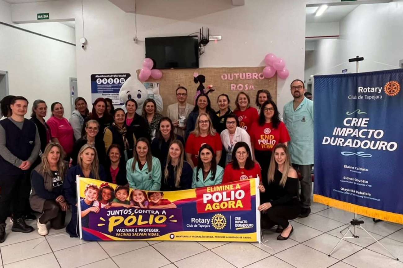Roda de conversa em Tapejara aborda a importância da vacinação contra a poliomielite