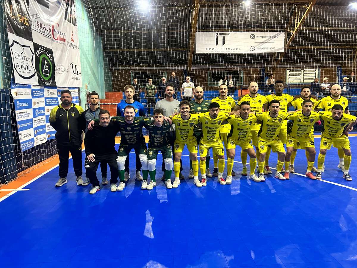 Agora é tudo no Ginasião: Tapejara Futsal é superado pelo União Parobé no jogo de ida das quartas de final da Série B