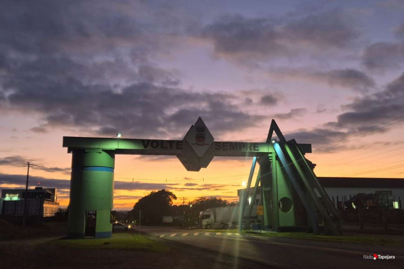 Tapejara amanhece com 9°C e tem terça-feira de tempo firme