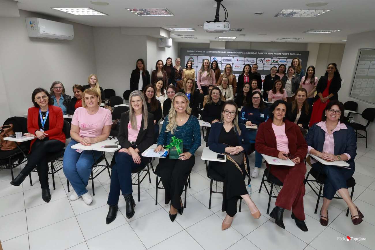 Conecta Mulher realiza segundo encontro com palestra sobre comunicação em Tapejara