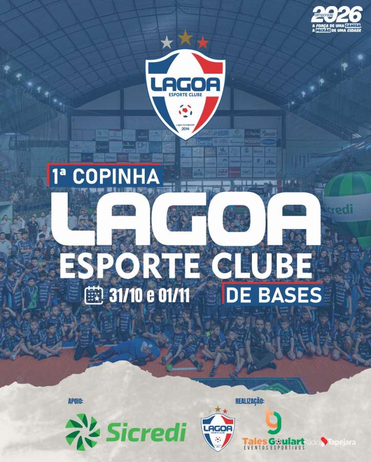 Lagoa Esporte Clube realiza primeira Copinha de Futsal de Base neste final de semana