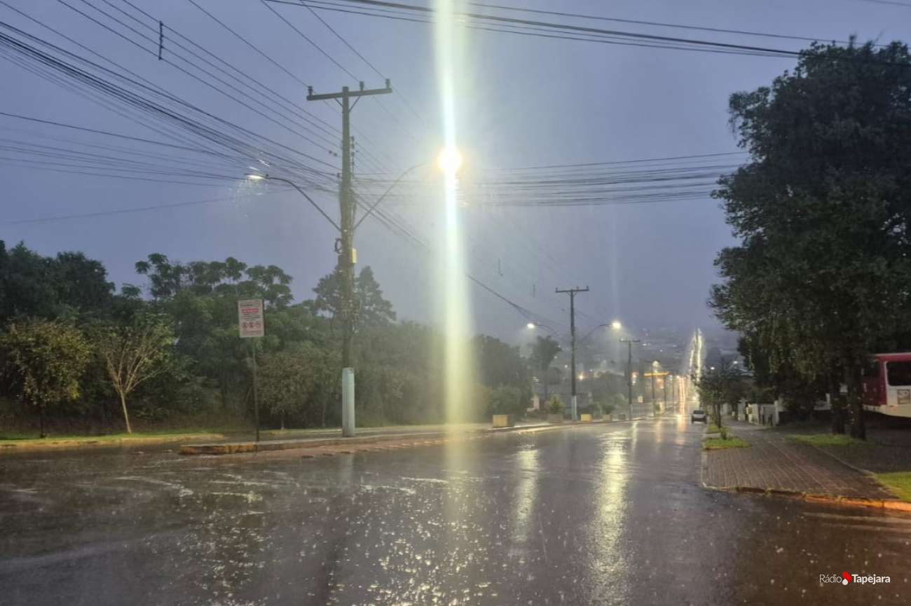 Sexta-feira começa com chuva e temperatura amena, em Tapejara