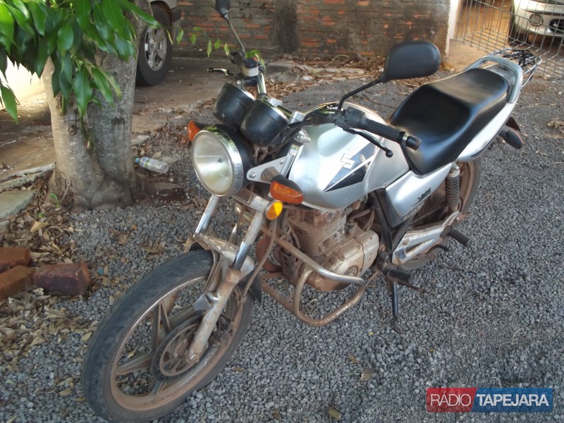 Homem foi preso com moto furtada em Vila Langâro