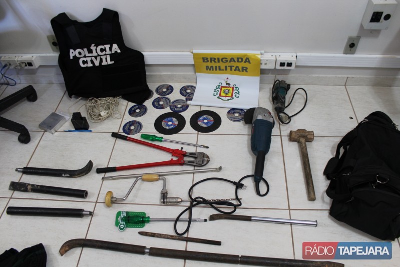 Brigada Militar e Polícia Civil realizam a prisão de três indivíduos em Tapejara