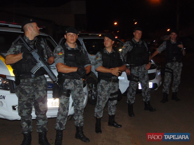 Noite de Policiamento reforçado em Tapejara