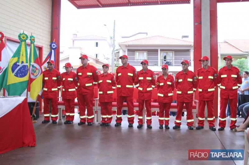 Formatura de 10 novos Bombeiros Voluntários em Tapejara