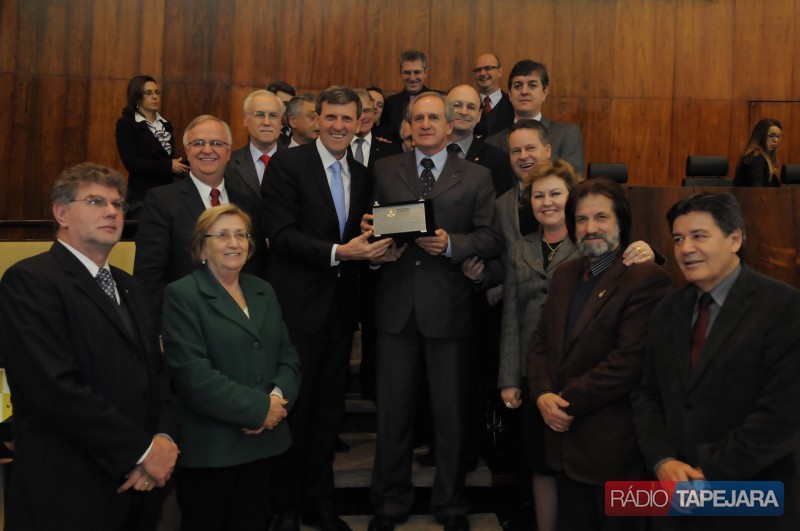 Sicredi Altos da Serra é homenageado na Assembleia Legislativa