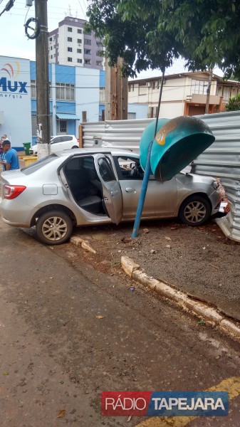Mais um acidente no centro de Tapejara